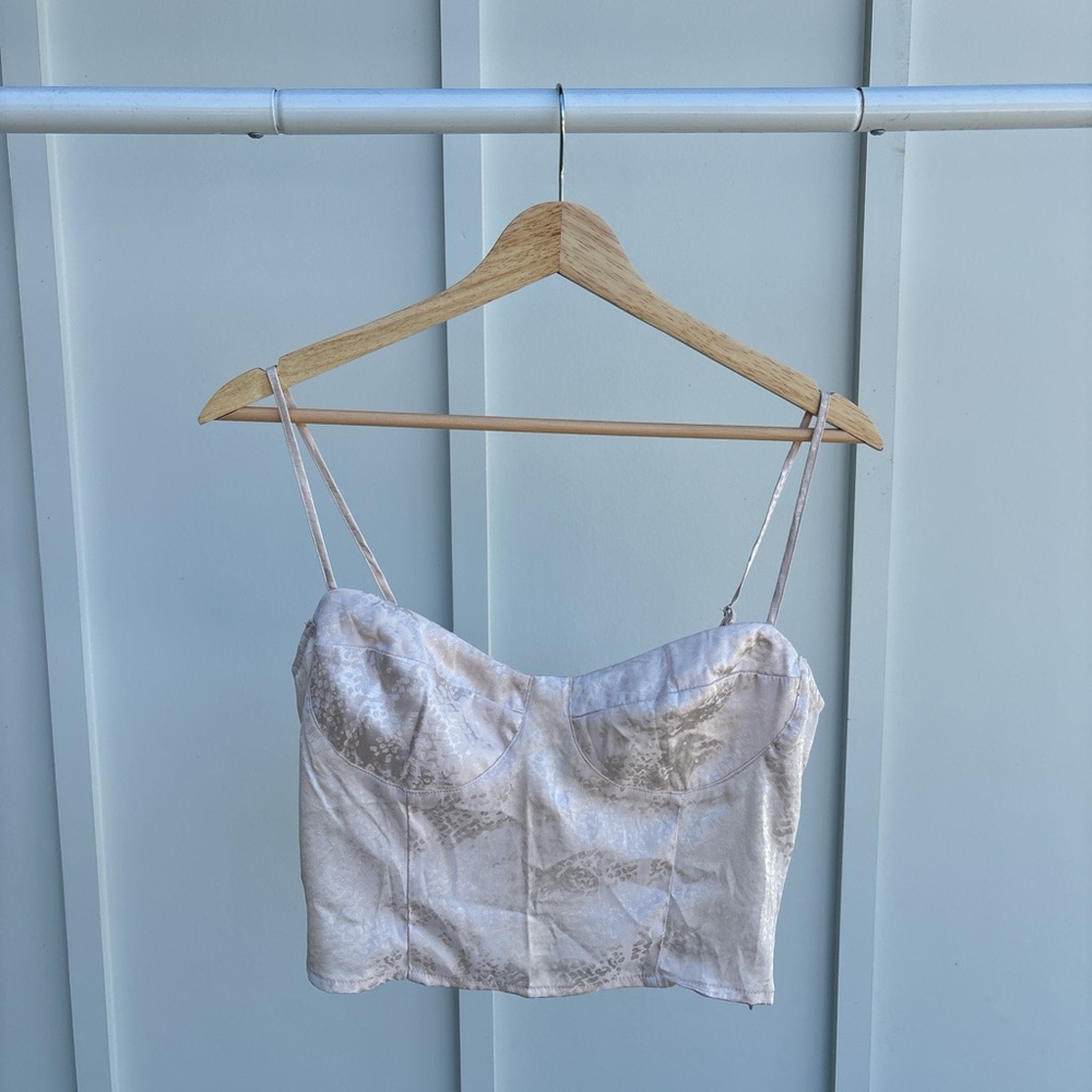 Forever 21 - Satin Cream Camisole Top